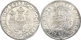 World coins 
Germany, Hamburg - city. Taler (thaler) 1553 
Aw.: Brama do miasta z trzema wieżami i napis w otokuRw.: Madonna z dzieciątkiem i napis ...