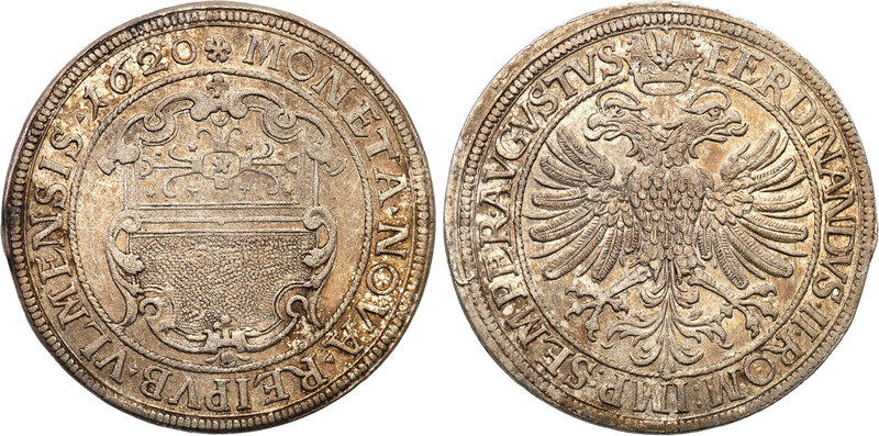 World coins 
Germany, Ulm - city. Taler (thaler) 1620 
Wyśmienicie zachowany t...