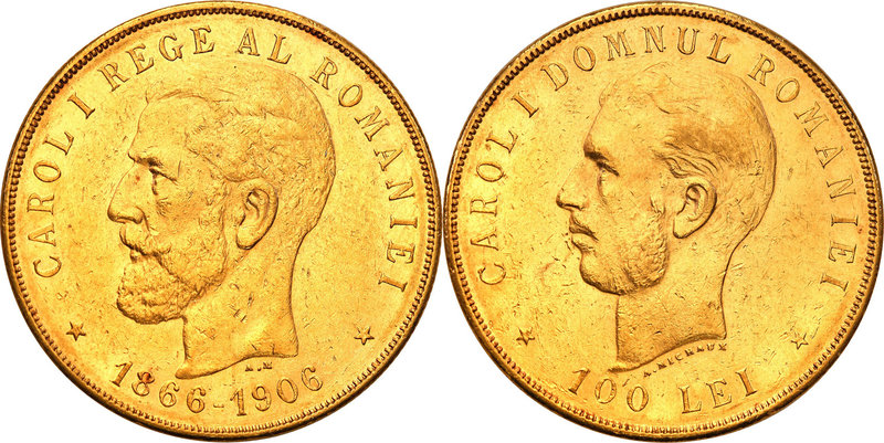 World coins
Romania. Karol I. 100 lei 1906, Bruksela - RARE
Moneta wybita na 4...