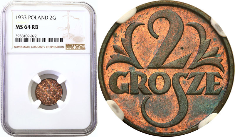 Poland II Republic - Circulation coins
POLSKA/ POLAND/ POLEN

Poland. 2 grosz...