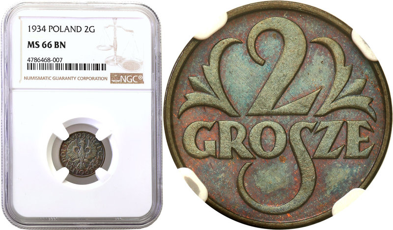 Poland II Republic - Circulation coins
POLSKA/ POLAND/ POLEN

Poland. 2 grosz...