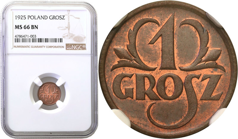 Poland II Republic - Circulation coins
POLSKA/ POLAND/ POLEN

Poland. Grosz 1...