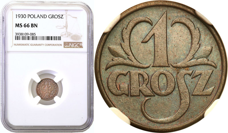 Poland II Republic - Circulation coins
POLSKA/ POLAND/ POLEN

Poland. 1 grosz...