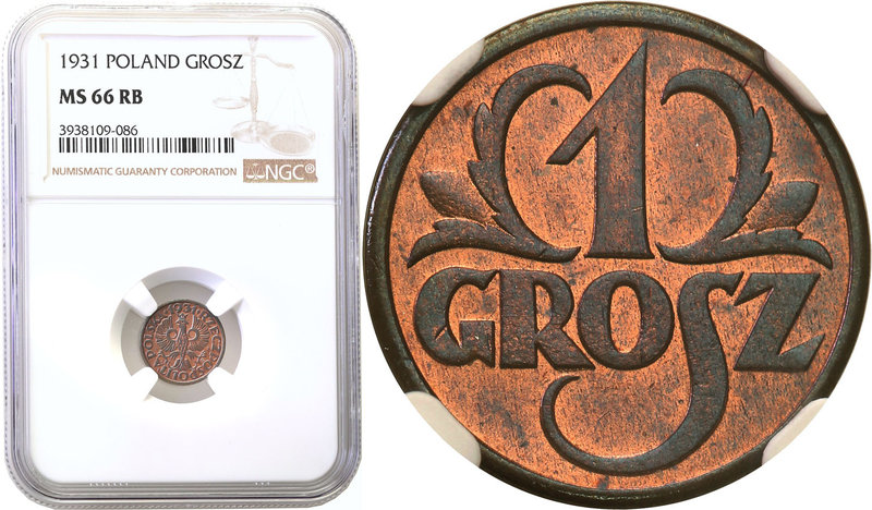 Poland II Republic - Circulation coins
POLSKA/ POLAND/ POLEN

Poland. 1 grosz...