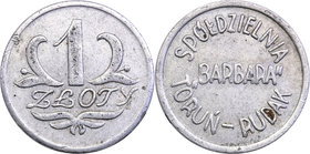 Poland II Republic - Circulation coins
POLSKA/ POLAND/ POLEN

Poland. Cooperative Military 1 gold Torun - Rudak Barbara - unlisted - RARE 
Toruń -...