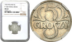 Probe coins of the Second Polish Republic
POLSKA / POLAND / POLEN / PROBE / PATTERN / SPECIMEN

Poland. PROBE / ESSAI  Copper Nickel 5 groszy 1925 ...