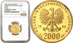 Gold coins Polish People's Republic (PRL)
POLSKA/ POLAND/ POLEN/ GOLD

PRL. PROBE / ESSAI  2000 zlotych 1980 XIII Winter Olympics NGC PF68 ULTRA CA...