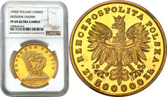 Polish Gold Coins since 1990
POLSKA/ POLAND/ POLEN/ PROBE/ PATTERN/ GOLD

Poland. TRYPTYK Gold 500.000 zlotych 1990 Fryderyk Chopin NGC PF69 ULTRA ...