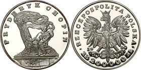 Polish collector coins after 1990
POLSKA/ POLAND/ POLEN

Poland. 200.000 zlotych 1990 F. Chopin BIG Tryptyk 
Moneta o wadze ponad 155 gramów i śre...