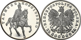 Polish collector coins after 1990
POLSKA/ POLAND/ POLEN

Poland. 200.000 zlotych 1990 T. Kosciuszko BIG Tryptyk 
Moneta o wadze ponad 155 gramów i...