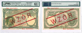 Banknote Collection Patterns / SPECIMENS
POLSKA/ POLAND/ POLEN / PAPER MONEY / BANKNOTE / WZOR / PROBE / PATTERN / SPECIMEN

WZOR / SPECIMEN 5.000 ...