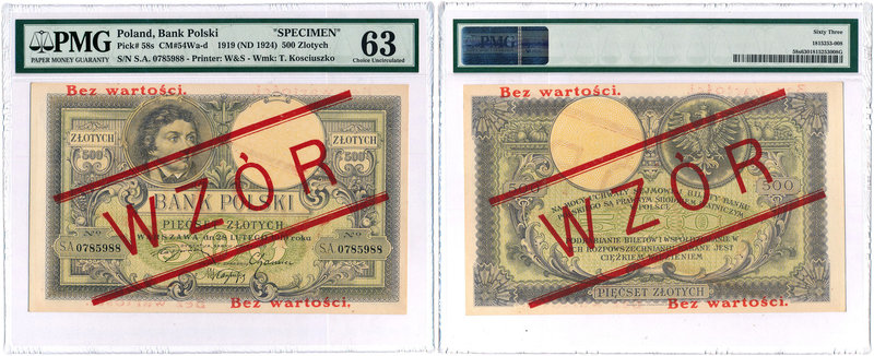 Banknote Collection Patterns / SPECIMENS
POLSKA/ POLAND/ POLEN / PAPER MONEY / ...