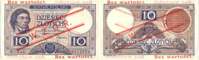 Banknote Collection Patterns / SPECIMENS
POLSKA/ POLAND/ POLEN / PAPER MONEY / BANKNOTE / WZOR / PROBE / PATTERN / SPECIMEN

WZOR / SPECIMEN 10 zlo...