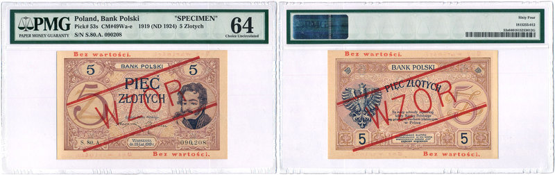 Banknote Collection Patterns / SPECIMENS
POLSKA/ POLAND/ POLEN / PAPER MONEY / ...