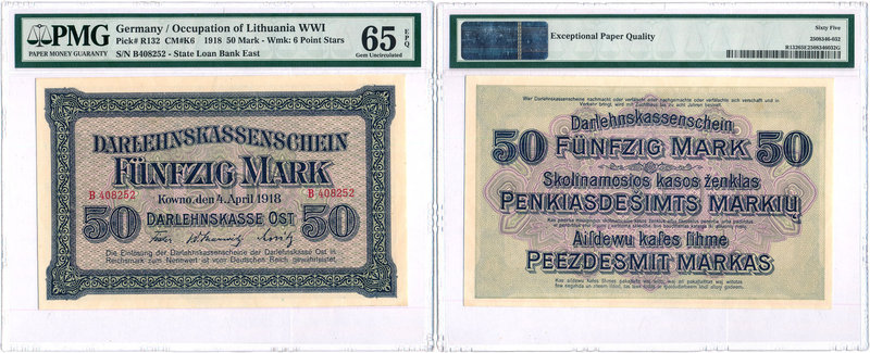 Banknotes
POLSKA/ POLAND/ POLEN / PAPER MONEY / BANKNOTE

50 Mark 1918 Kowno ...
