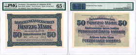Banknotes
POLSKA/ POLAND/ POLEN / PAPER MONEY / BANKNOTE

50 Mark 1918 Kowno ser B PMG 65 EPQ (2 MAX) - PERFECT 
Banknot w gradingu PMG 65 z drugą...