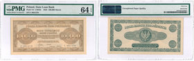 Banknotes
POLSKA/ POLAND/ POLEN / PAPER MONEY / BANKNOTE

100.000 Mark Polish 1923 ser C PMG 64 EPQ - RARITY R3 
Banknot w gradingu PMG z notą 64 ...