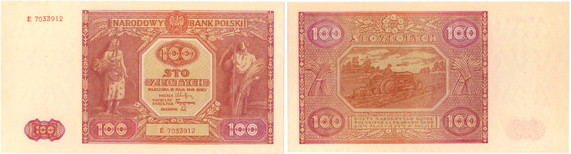 Banknotes
POLSKA/ POLAND/ POLEN / PAPER MONEY / BANKNOTE

100 zlotych 1946 se...