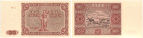 Banknotes
POLSKA/ POLAND/ POLEN / PAPER MONEY / BANKNOTE

100 zlotych 1947 ser E - RARITY R4 
Rzadki banknot z 15.07.1947. seria E.Wyśmienity stan...