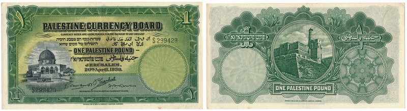 Banknotes
PAPER MONEY / BANKNOTE / RARE

Palestine. 1 pound (1000 mils) 20.4....