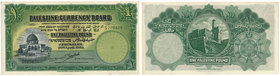 Banknotes
PAPER MONEY / BANKNOTE / RARE

Palestine. 1 pound (1000 mils) 20.4.1939 ser S - RARITY 
Wariant z data 20.4.1939Złamanie w pionie i lekk...