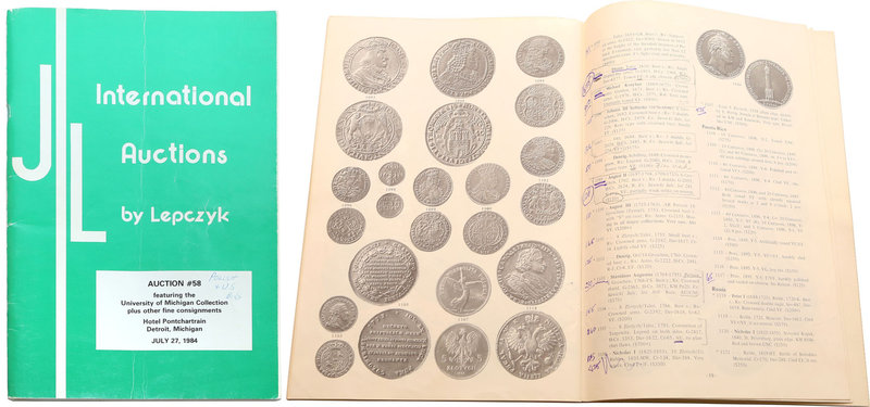 Numismatic literature 
POLSKA/ POLAND/ POLEN / RUSSIA

Auction catalog Lepczy...