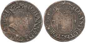 John III
Szwecja / Sweden / Schweden / Suède / Sverige

Johan III (1568-1592) 1 öre 1571 Stockholm 
Aw. W obróbce perełkowej ukoronowane popiersie...