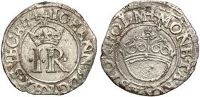 John III
Szwecja / Sweden / Schweden / Suède / Sverige

Johan III (1568-1592) 1/2 öre 1574 Stockholm 
Aw. W obwódce perełkowej ukoronowany monogra...