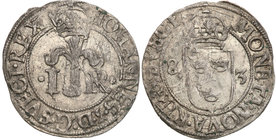 John III
Szwecja / Sweden / Schweden / Suède / Sverige

Johan III (1568-1592) 1/2 öre 1583 Stockholm 
Aw. W obwódce perełkowej ukoronowany Snop Wa...