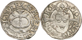 John III
Szwecja / Sweden / Schweden / Suède / Sverige

Johan III (1568-1592) Otug 1589 Stockholm 
Aw. W obwódce perłowej owalna tarcza herbowaNap...