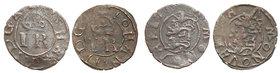 John III
Szwecja / Sweden / Schweden / Suède / Sverige

Johan III (1568-1592). set 2 pieces. Szelag no date Reval 
Aw. W obwódce perłowej ukoronow...