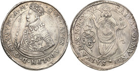 Gustavus Adolphus
Szwecja / Sweden / Schweden / Suède / Sverige

Gustaw II Adolf (1611-1632) 1 Riksdaler 1632, Stockholm 
Aw. W obwódce perełkowej...