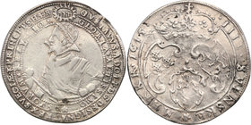 Gustavus Adolphus
Szwecja / Sweden / Schweden / Suède / Sverige

Gustaw II Adolf (1611-1632) IIII Mark (Marki) 1615 Stockholm 
Aw. W obwódce pereł...