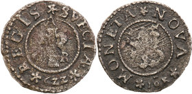 Gustavus Adolphus
Szwecja / Sweden / Schweden / Suède / Sverige

Gustaw II Adolf (1611-1632) 1 öre 16ZZ Stockholm 
Aw.: W obwódce perełkowej Snop ...