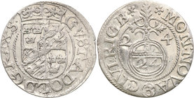 Gustavus Adolphus
Szwecja / Sweden / Schweden / Suède / Sverige

Gustaw II Adolf (1611-1632) Poltorak 1624, Ryga / Riga 
Aw. W obwódce sznurowej u...