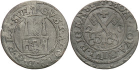 Gustavus Adolphus
Szwecja / Sweden / Schweden / Suède / Sverige

Gustaw II Adolf (1611-1632) 1 1/2 Szelag 1623 Ryga / Riga 
Aw. W obwódce perełkow...