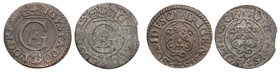 Gustavus Adolphus
Szwecja / Sweden / Schweden / Suède / Sverige

Gustaw II Adolf (1611-1632) set 2 pieces. 1 1/2 Szelag 1631 Ryga / Riga 
Aw. W ob...