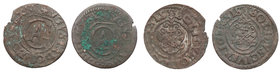 Gustavus Adolphus
Szwecja / Sweden / Schweden / Suède / Sverige

Gustaw II Adolf (1611-1632) set 2 pieces. 1 1/2 Szelag 1633 Ryga / Riga 
Aw. W ob...