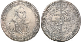 Gustavus Adolphus
Szwecja / Sweden / Schweden / Suède / Sverige

Gustaw II Adolf (1611-1632) Talar 1632 Augsburg 
Aw.: Popiersie króla w prawo w w...