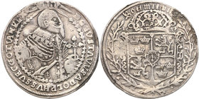 Gustavus Adolphus
Szwecja / Sweden / Schweden / Suède / Sverige

Gustaw II Adolf (1611-1632) Talar 1632, Wirtaburg 
Aw. W obróbce z listków, popie...