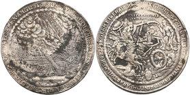 Gustavus Adolphus
Szwecja / Sweden / Schweden / Suède / Sverige

Gustaw II Adolf (1611-1632) 2 talary 1633 Wołogoszcz 
Aw. Leżąca postać martwego ...