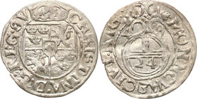 Christina (Christina of Sweden)
Szwecja / Sweden / Schweden / Suède / Sverige

Krystyna (1632 – 1654) Poltorak 1649 Ryga / Riga 
Aw. W obwódce szn...