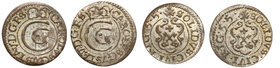 Charles X Gustav
Szwecja / Sweden / Schweden / Suède / Sverige

Karol X Gustaw (1654-1660). set 2 pieces. Szelag 1655, Ryga / Riga 
Aw.: W obwódce...