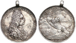 Medals, plaques
Szwecja / Sweden / Schweden / Suède / Sverige

Coronation Medal Charles XII, 1697 - RARE 
Aw.: Popiersie króla w peruce, tytulatur...