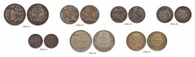 BULGARIEN 
 Lots 
 Diverse Münzen. 10 Lewa 1941. 5 Lewa 1941. 2 Lewa 1941. 1 Lew 1941. 50 Lewa 1943. 10 Lewa 1943. 2 Lewa 1943. Gutes sehr schön und...