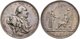 DEUTSCHLAND 
 Brandenburg-Preussen, Markgrafschaft, 1417 Kurfürstentum, 1701 Königreich 
 Friedrich Wilhelm II. 1786-1797. 
 Silbermedaille 1795. A...