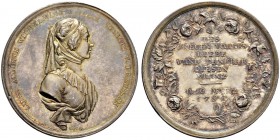 DEUTSCHLAND 
 Brandenburg-Preussen, Markgrafschaft, 1417 Kurfürstentum, 1701 Königreich 
 Friedrich Wilhelm III. 1797-1840. 
 Silbermedaille 1798. ...