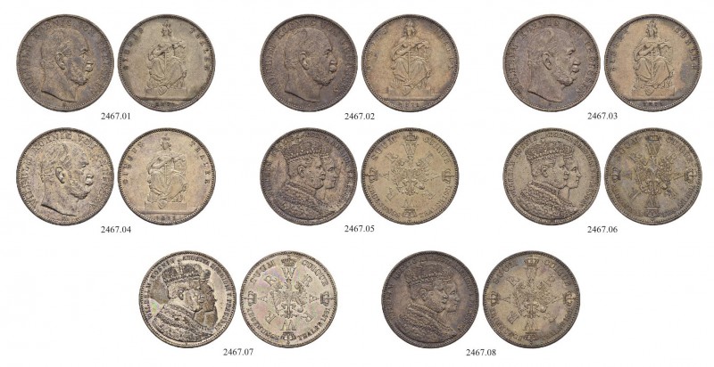 DEUTSCHLAND 
 Lots Deutschland 
 Diverse Münzen. Preussen. Vereinstaler 1861, ...
