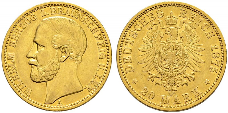 DEUTSCHES KAISERREICH 
 Braunschweig-Lüneburg, Herzogtum 
 Wilhelm, 1830-1884....