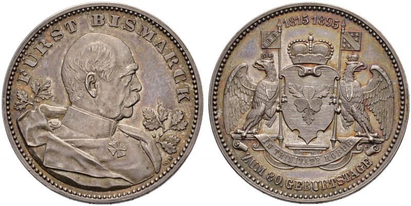 DEUTSCHES KAISERREICH 
 Preussen, Königreich 
 Wilhelm II. 1888-1918. 
 Silbe...